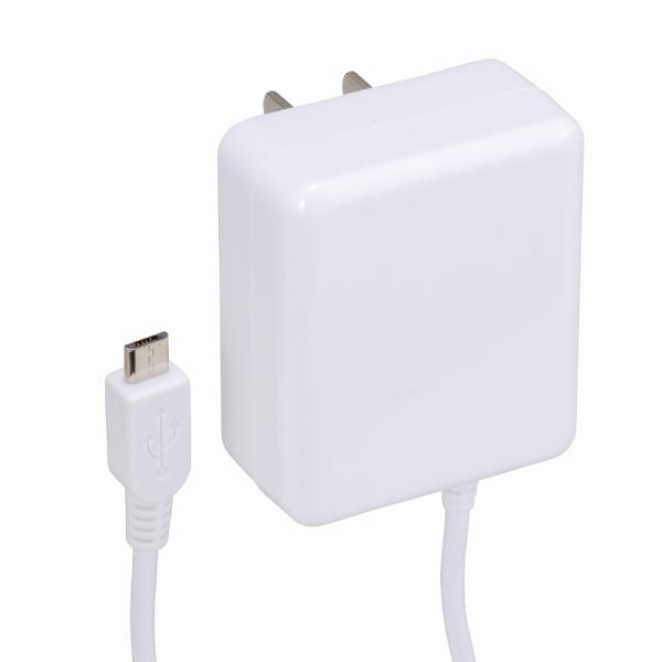 オーム電機 AudioCommスマホ用 AC充電器 2.1A ホワイト SMP-JAC1521-W【品番:01-7038】