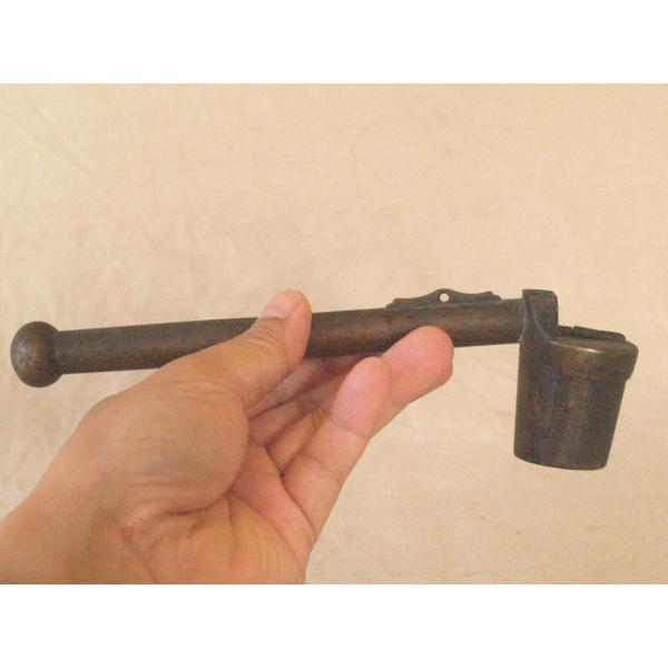 江戸 明治時代 銅製矢立21.5cm携帯用筆記用具 小型墨壺 文房具 江戸 明治時代 銅製矢立21.5cm携帯用筆記用具 小型墨壺 文房具