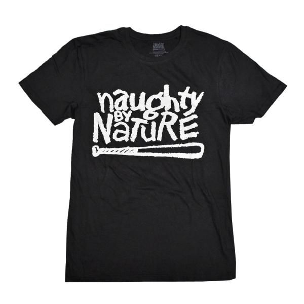 22%OFF セール！NAUGHTY BY NATURE ノーティ・バイ・ネイチャー Tシャツ ラップTシャツ ブラック OG Logo S/S TEE 元値5170円