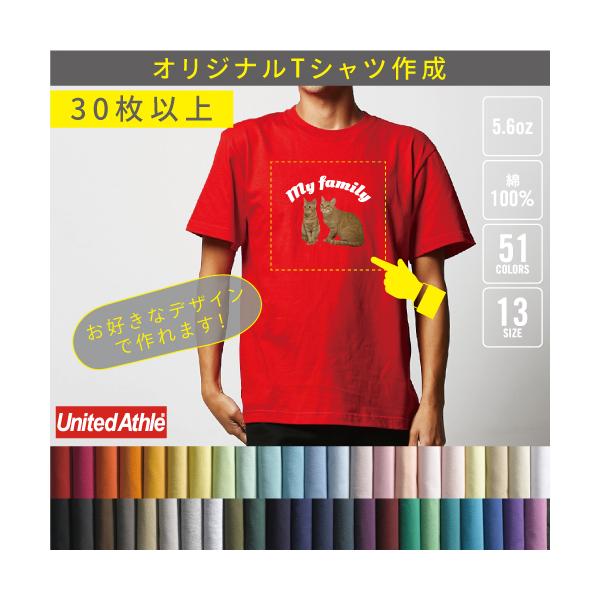 オリジナルTシャツ作成 （30枚以上） ※別途プリント料金必須 1枚
