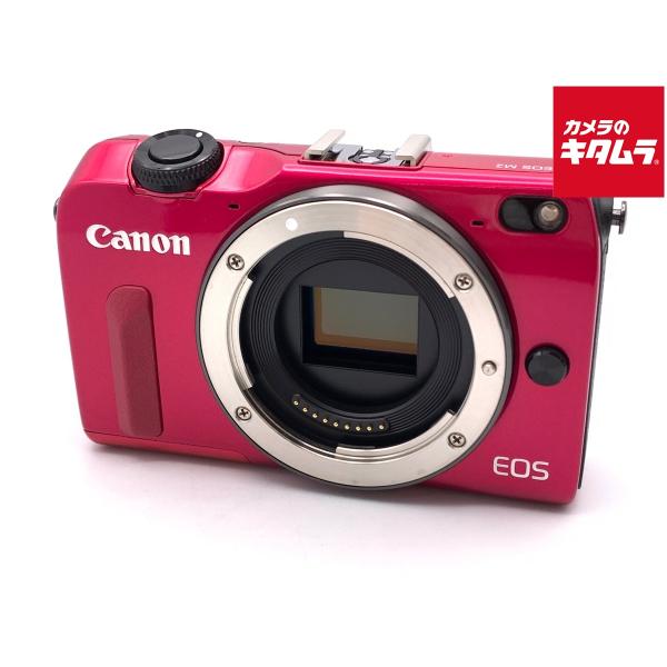 中古】 【新品同様】 キヤノン EOS M2 ボディ レッド : カメラの