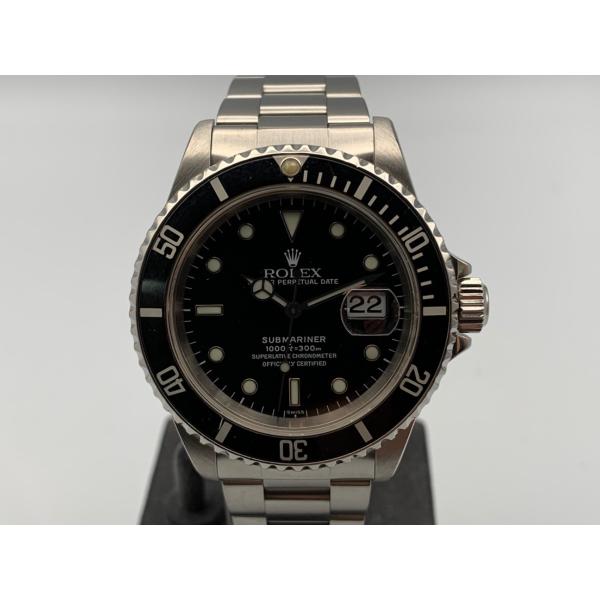 【中古】 【並品】 ロレックス(ROLEX) サブマリーナー サブマリーナ デイト ブラック 166...