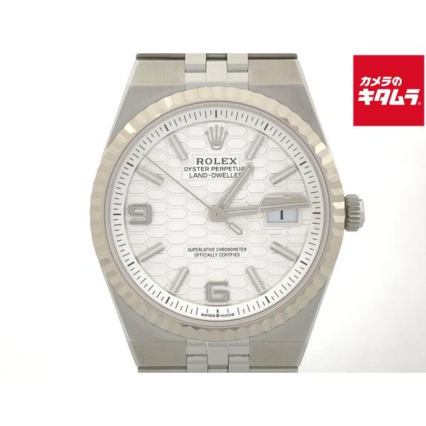 中古】 【美品】 ロレックス(ROLEX) ランドドゥエラー 36 ホワイト