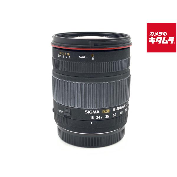 中古】 【並品】 シグマ 18-200mm F3.5-6.3 DC キヤノン用 : カメラの