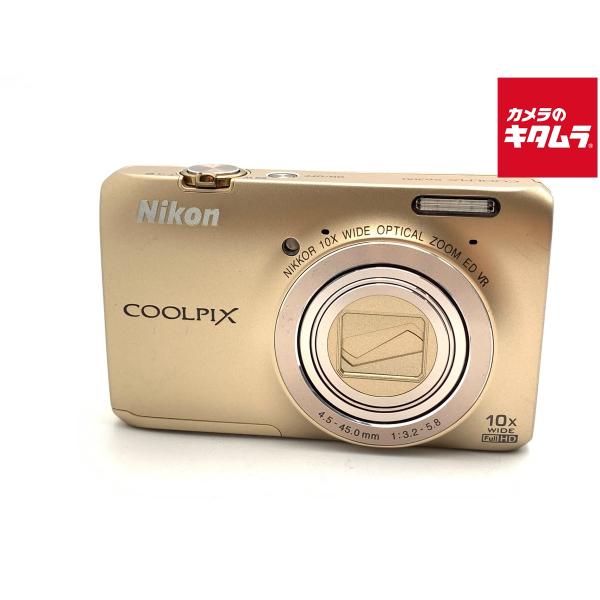 中古】 【難あり品】 ニコン COOLPIX S6300 エレガントゴールド