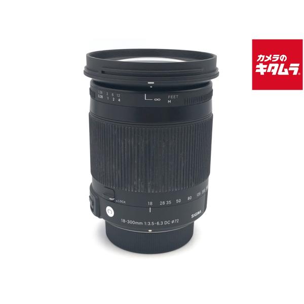 ■【美品中古】SIGMA 18-300mm F3.5-6.3/ニコンFマウント シグマ（SIGMA） 【中古】 【並品】 18-300mm F3.5-6.3 DC MACRO OS