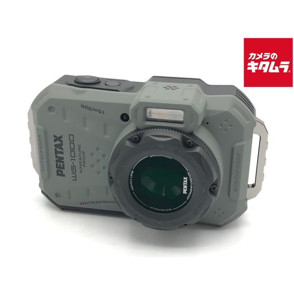 中古】 【新品同様】 ペンタックス WG-1000 オリーブ : カメラの