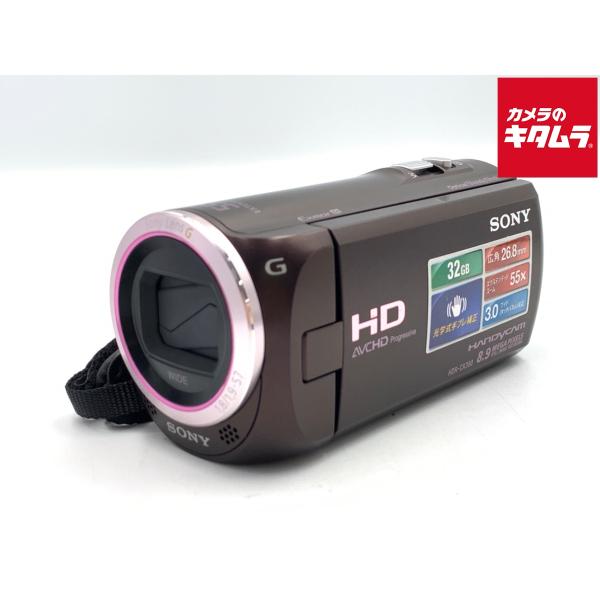 中古】 【良品】 ソニー HDR-CX390 ボルドーブラウン : カメラの