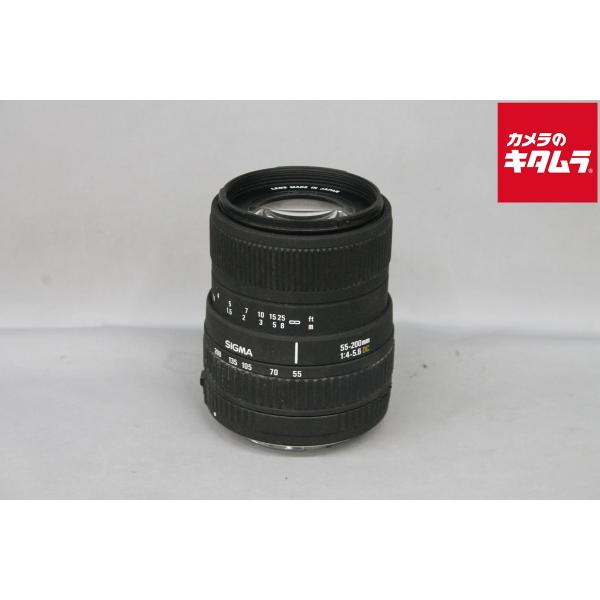 【中古】 【難あり品】 シグマ 55-200mm F4-5.6 DC キヤノン用
