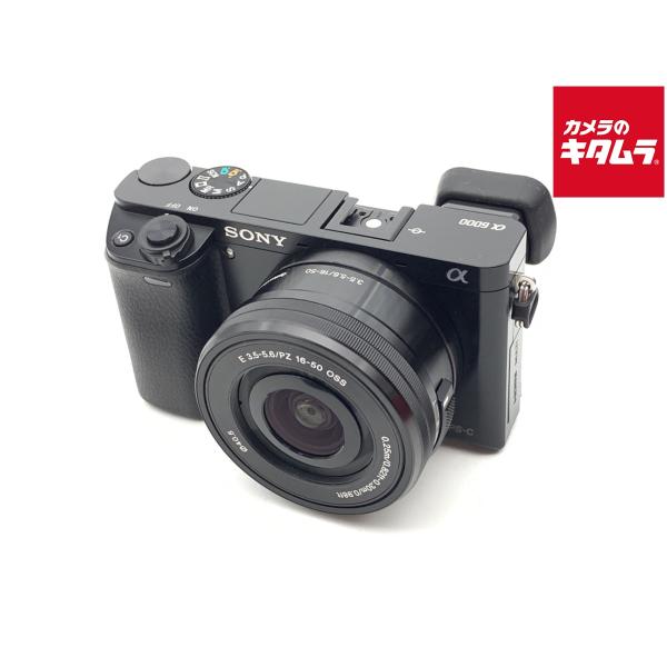 【中古】 【並品】 ソニー α6000 パワーズームレンズキット ブラック [ILCE-6000L B]