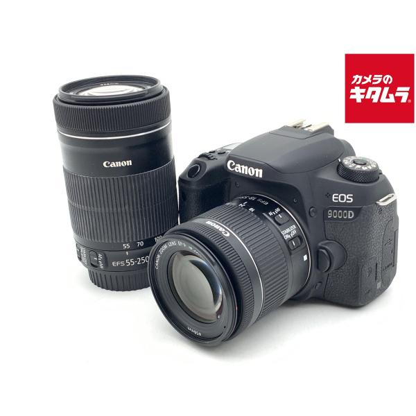 【中古】 【並品】 キヤノン EOS 9000D ダブルズームキット