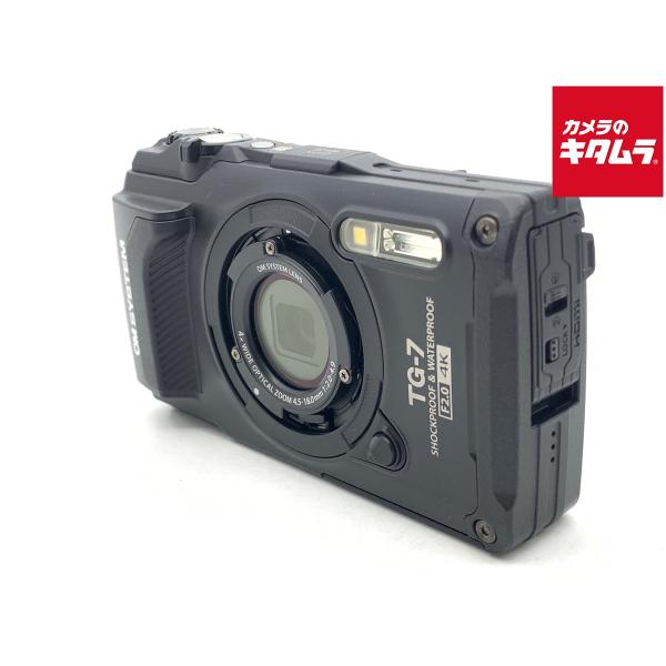 OM SYSTEM 【中古】 【美品】 OM SYSTEM Tough TG-7 BLK ブラック