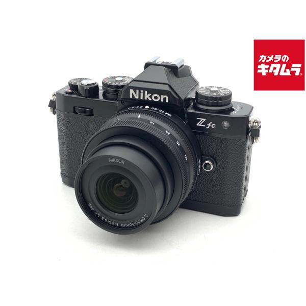 Nikon Z fc 16-50 VR レンズキット　黒　中古　一部欠品 中古】 【良品】 ニコン Zfc 16-50 VR レンズキット ブラック : カメラ