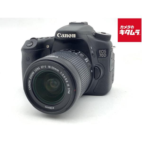 中古】 【並品】 キヤノン EOS 70D EF-S18-55 IS STM レンズキット
