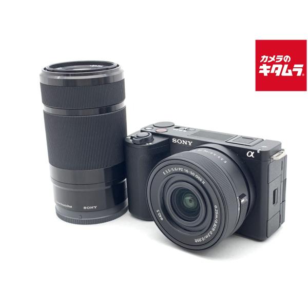 【中古】(ソニー) SONY VLOGCAM ZV-E10II Wズームキット ブラック 中古】 【良品】 ソニー VLOGCAM ZV-E10 II ダブルズームレンズキット