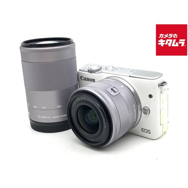 【中古】 【並品】 キヤノン EOS M10 ダブルズームキット ホワイト