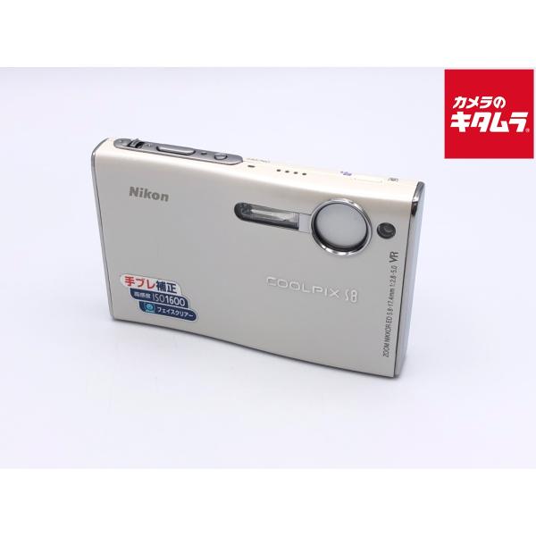 【中古】 【良品】 ニコン（Nikon）COOLPIX S8 グロスホワイト【710万画素】