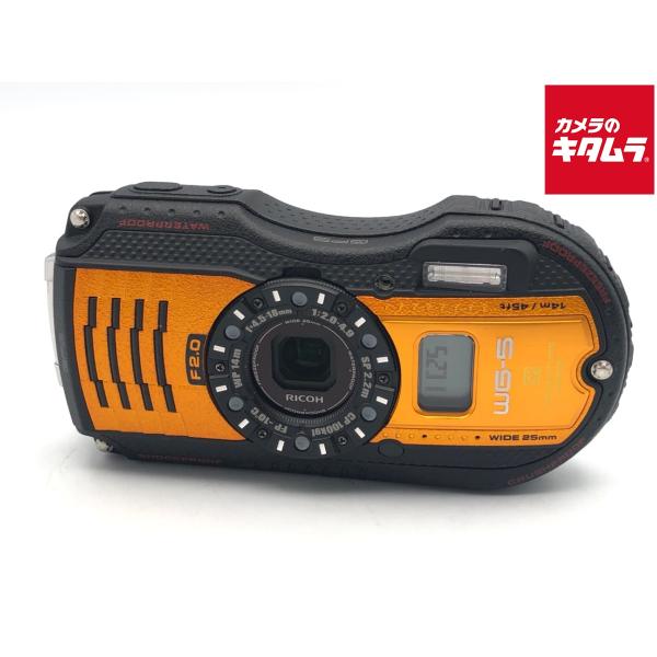 リコー（RICOH） 【中古】 【並品】 WG-5 GPS オレンジ : カメラの