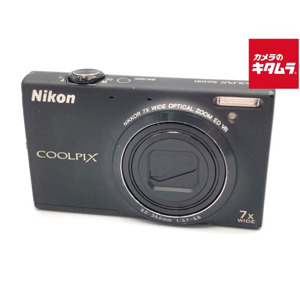 【中古】 【並品】 ニコン COOLPIX S6100 ノーブルブラック