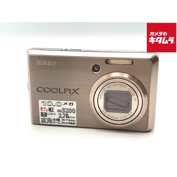【美品】Nikon COOLPIX S600 ピンクゴールド 中古】 【並品】 ニコン COOLPIX S600 ピンクゴールド : カメラの