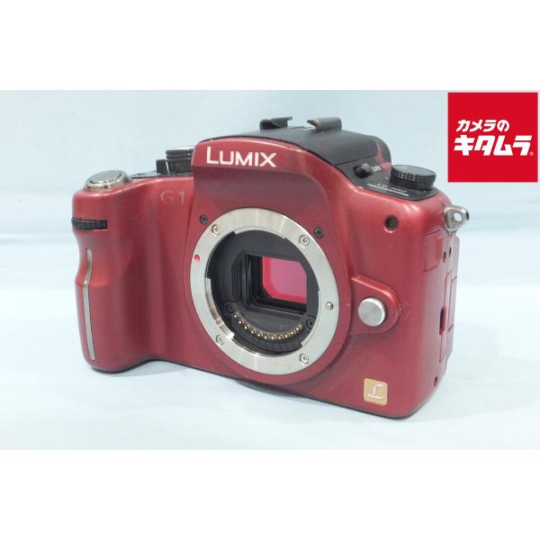 【中古】 【難あり品】 パナソニック DMC-G1 ボディ コンフォートレッド