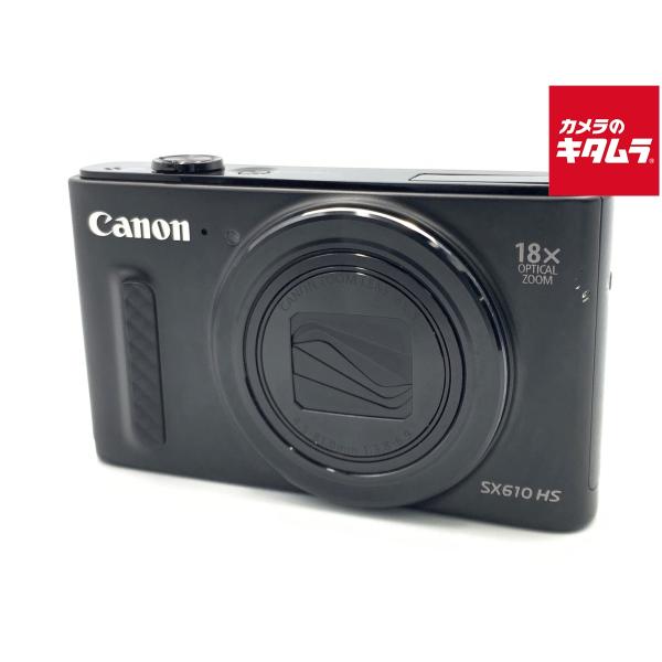 中古】 【良品】 キヤノン PowerShot SX610 HS ブラック : カメラの