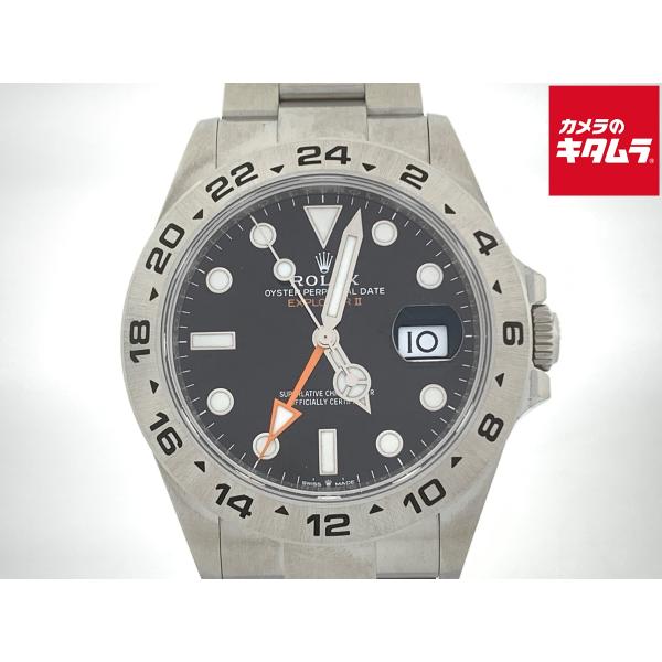 中古】 【新品同様】 ロレックス(ROLEX) エクスプローラーII ブラック