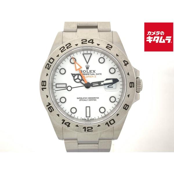 中古】 【新品同様】 ロレックス(ROLEX) エクスプローラーII ホワイト