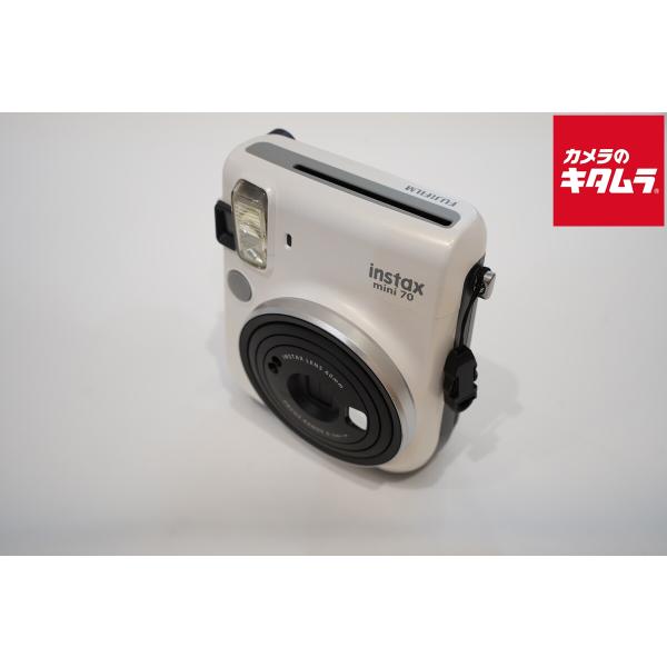 【中古】 【良品】 フジフイルム インスタントカメラ instax mini 70 「チェキ」 ホワイト