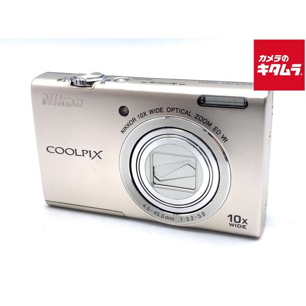 中古】 【難あり品】 ニコン COOLPIX S6200 プラチナシルバー : カメラ