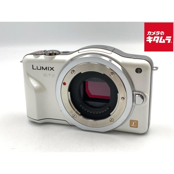 【中古】 【難あり品】 パナソニック LUMIX DMC-GF3-W ボディ シェルホワイト