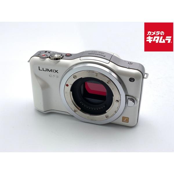 超美品 DMC-GF3 シェルホワイト ボディ 中古】 【並品】 パナソニック LUMIX DMC-GF3-W ボディ シェルホワイト
