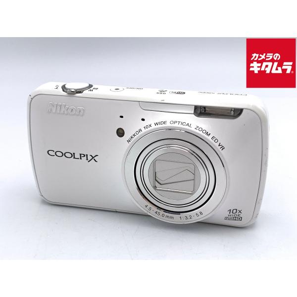 【美品】Nikon COOLPIX S800c ホワイト 光学10倍 動作確認済 中古】 【並品】 ニコン COOLPIX S800c WH ホワイト : カメラの