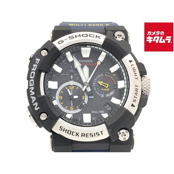 中古】 【良品】 カシオ G-SHOCK フロッグマン ブラック GWF-A1000