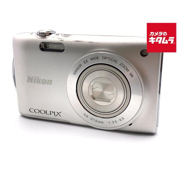 中古】 【並品】 ニコン COOLPIX S3300 クリスタルシルバー : カメラの