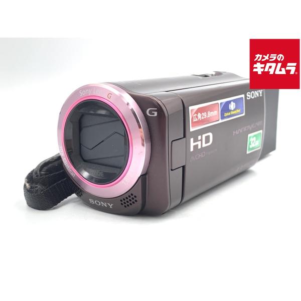 中古】 【並品】 ソニー HDR-CX270V ボルドーブラウン : カメラの