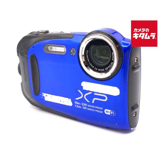 中古】 【難あり品】 フジフイルム FinePix XP70 ブルー : カメラの