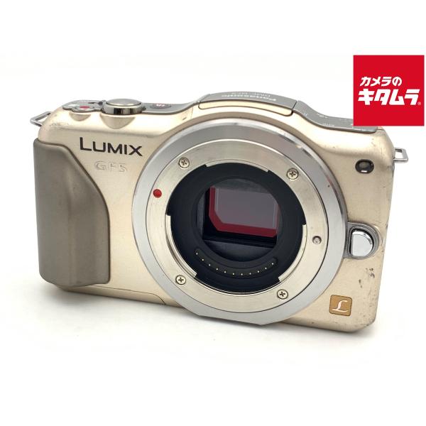 美品 パナソニック DMC-GF5 ミラーレスデジタルカメラボディ ゴールド Panasonic（パナソニック） 【中古】 【並品】 LUMIX DMC-GF5-N ボディ
