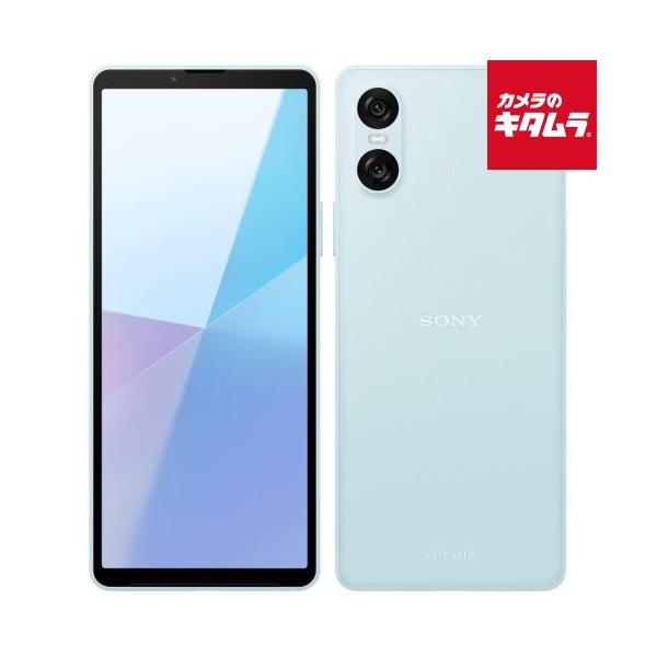 【中古：AA(新品同様)】 SONY Xperia10 VI 5G SOG14 128GB ブルー SIMフリー エクスペリア 中古 スマートフォン 本体 《納期約１−２週間》