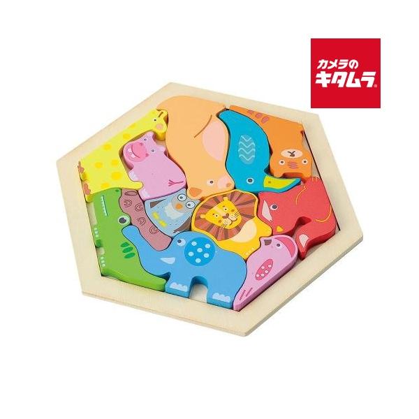 アーテック 21424 木製六角パズル どうぶつ