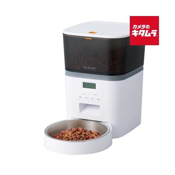 ELECOM（エレコム） PET-AF01WH mofult(モフルト) ペット用自動給餌器