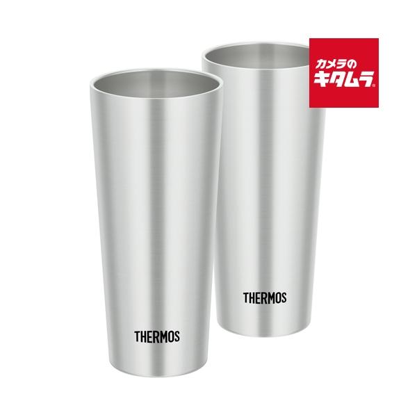 他サイト： サーモス 真空断熱タンブラー 2個セット JDI-400P-S ステンレス 400ml 《納期約２週間》の商品画像