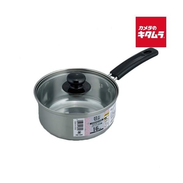 他サイト： 和平フレイズ クックウェア IH対応 ステンレス 片手鍋 16cm RB-1855 《納期約２週間》の商品画像