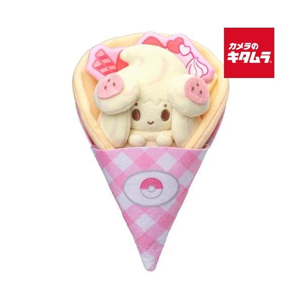 他サイト： タカラトミー ポケモン ポケピース くるくるクレープぬいぐるみ マホイップ 《納期約１−２週間》の商品画像