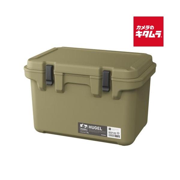 他サイト： アイリスオーヤマ HUGEL クーラーボックス 40L TC-40 カーキ 《納期約１週間》の商品画像