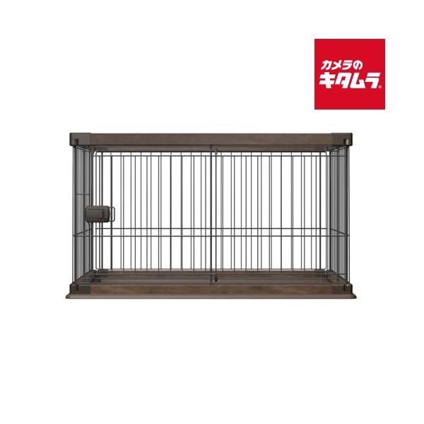 [Release date: May 3, 2024][送料無料][IRISOHYAMA`ペット用品`ケージ`犬`猫`アイリスオーヤマウッディサークルPWSR-960LVウォールナット`]