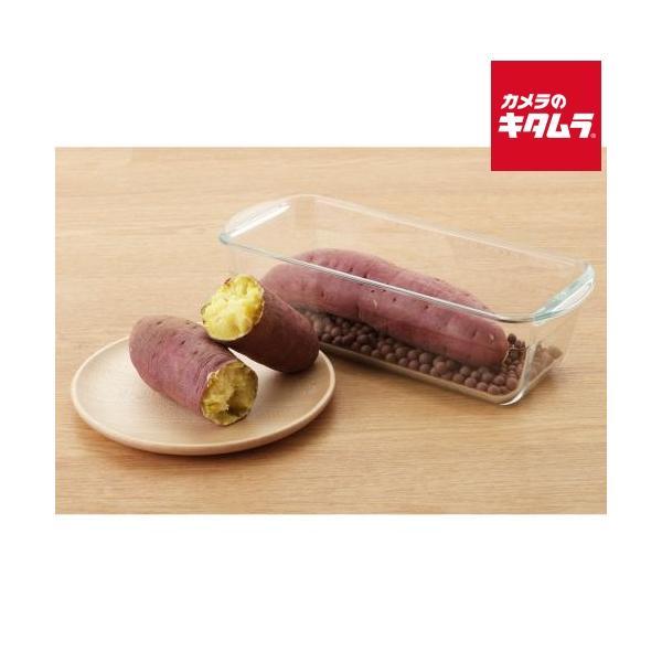 [Release date: July 31, 2025][3,980円(税込)以上のご注文で送料無料][イシガキ`デリッシュライフ`焼きいもポット`28cm`発熱セラミックボール付`フタ付き`耐熱ガラス`電子レンジ・オーブン対応`食洗機対...