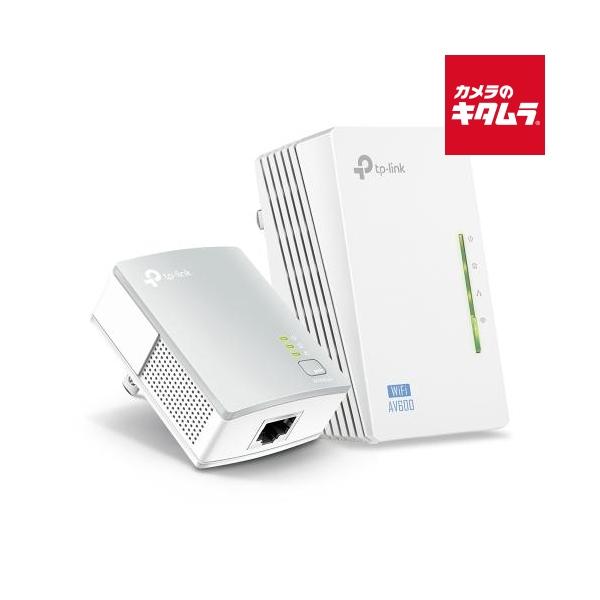 TP-link 300Mbps Av600 PLC wifiエクステンダーキット　美品 TP-Link TL-WPA4220 KIT 300MBPS AV600 PLC Wi-Fiエクステンダーキット