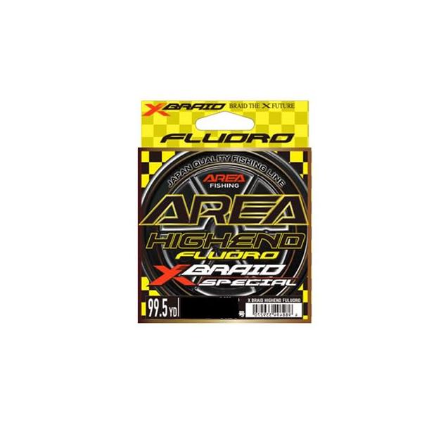 エックスブレイド(XBRAID) ハイエンドフロロ エリア 80yds ナチュラル 0.4号 (2.4lb)