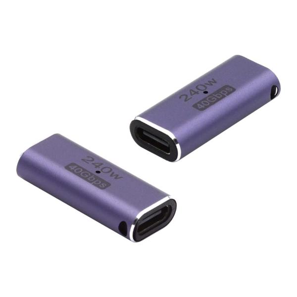 NFHK USB4 タイプ C 女性 240 w 電源 40 Gbps データ 8 K ビデオ エクステンダー アダプターの NS の電話ラップトップ